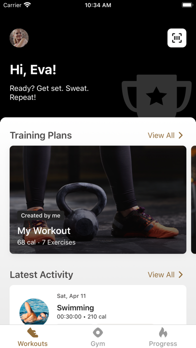 Smart Workout Fitnessclub Screenshot