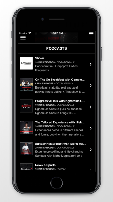 Capricorn FM Screenshot