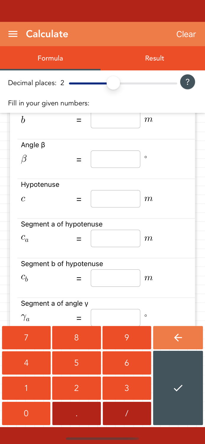 Solve Right Triangle