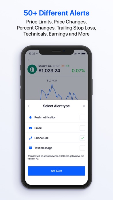 Stock Alarm - Alerts, Tracker Screenshot
