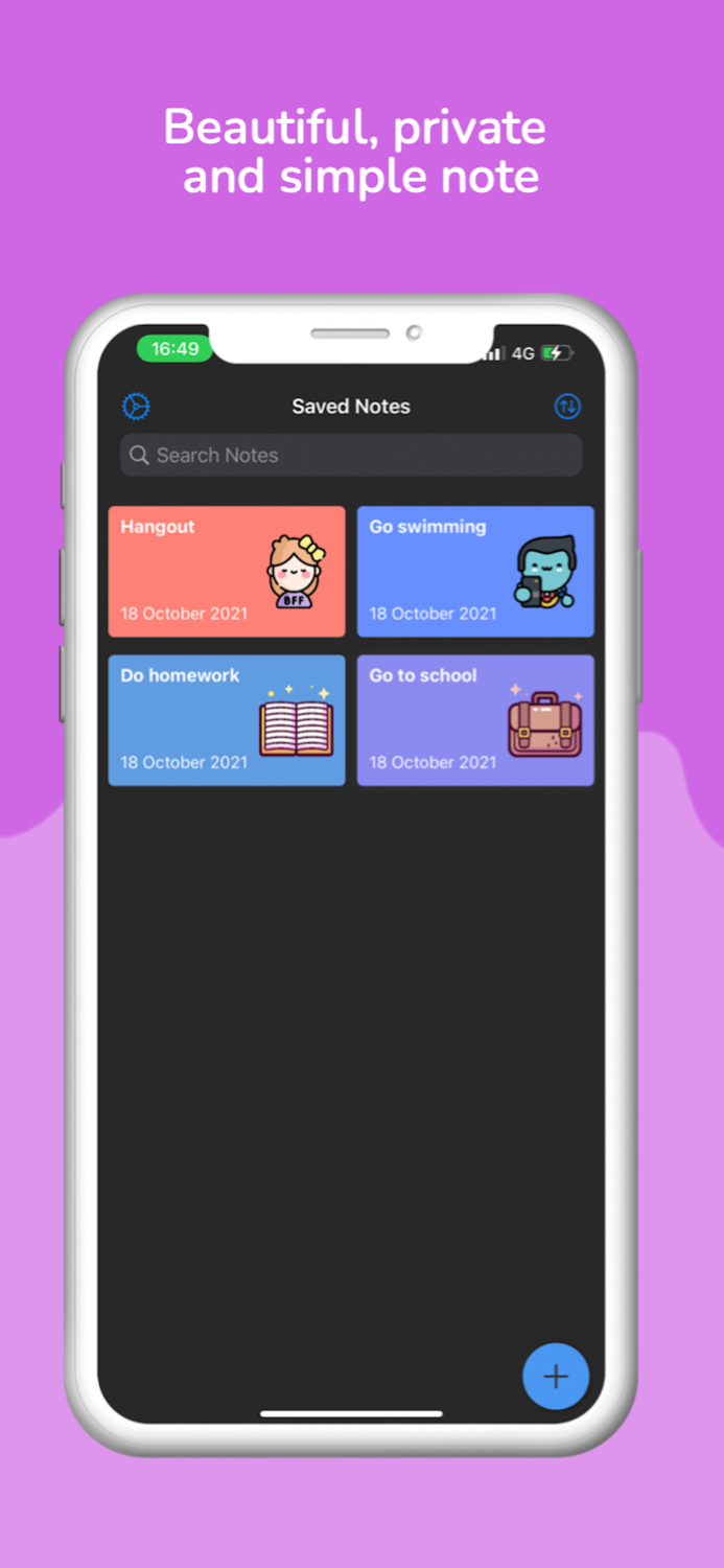 CuteNote Stickers and Widget