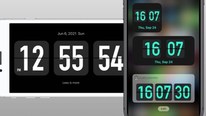 Flip Clock+ ホーム画面デジタル時計ウィジェットのおすすめ画像5