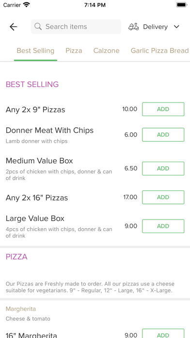 Nomi's Prezzo Screenshot