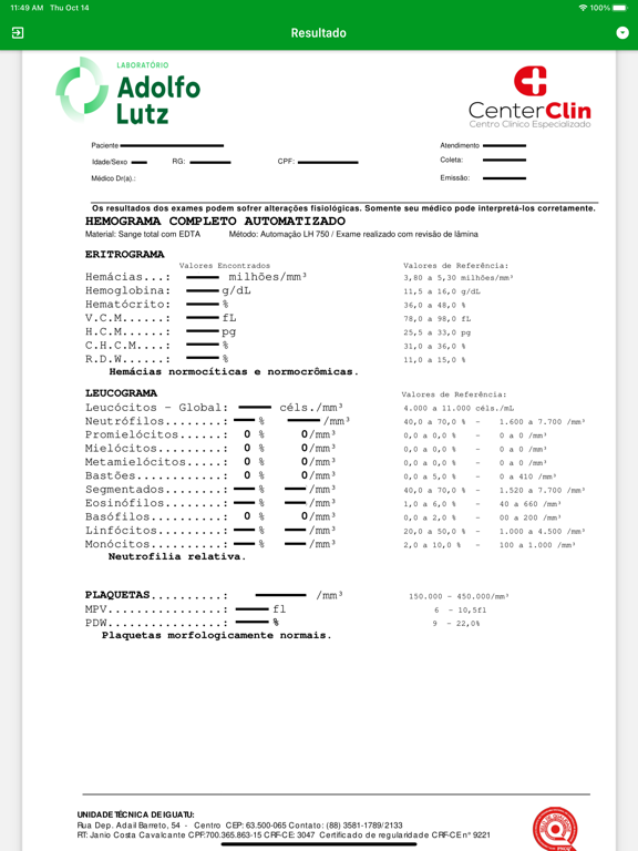 Screenshot #5 pour Centro de Diag Adolfo Lutz