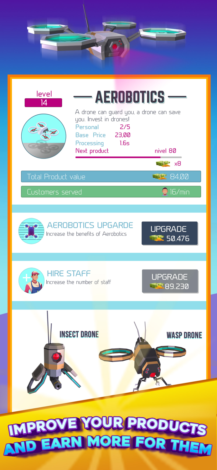 2050 Supermarket Idle Game