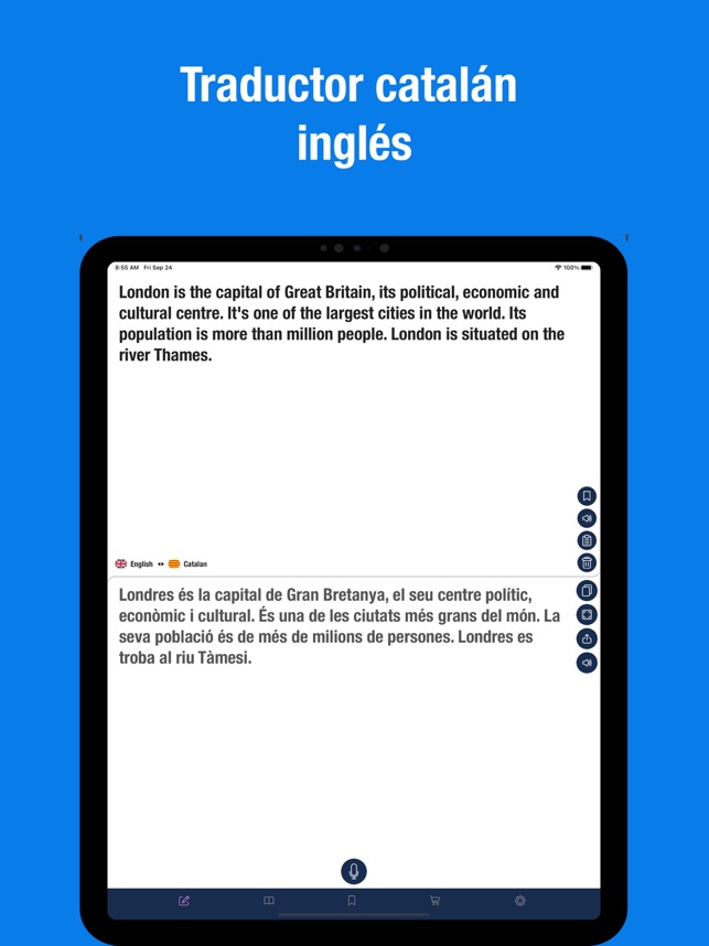 Inglés a catalán en App Store