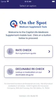 clic medicare supplement iphone screenshot 1