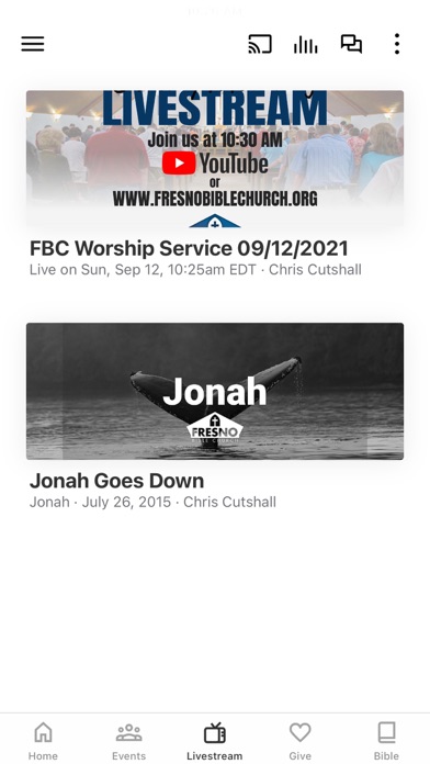 Fresno Bible Church Screenshot