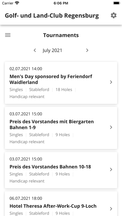 Regensburg Golf Screenshot