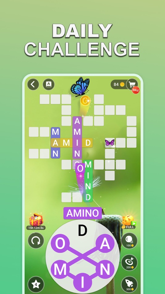 #3. Word Rainbow Crossword (iOS) By: Kiwi Fun HK Limited