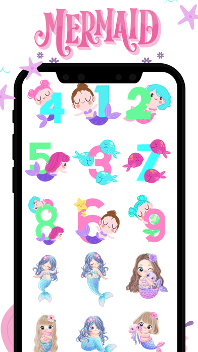 Pretty Mermaid Stickers Screenshot