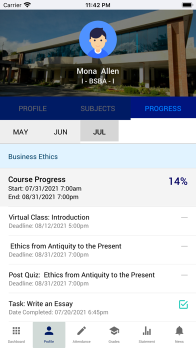 Rogationist College Screenshot