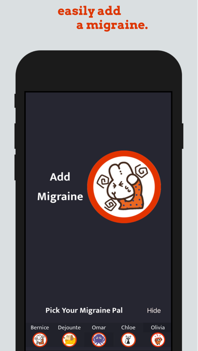 Painless Migraine Tracker Screenshot