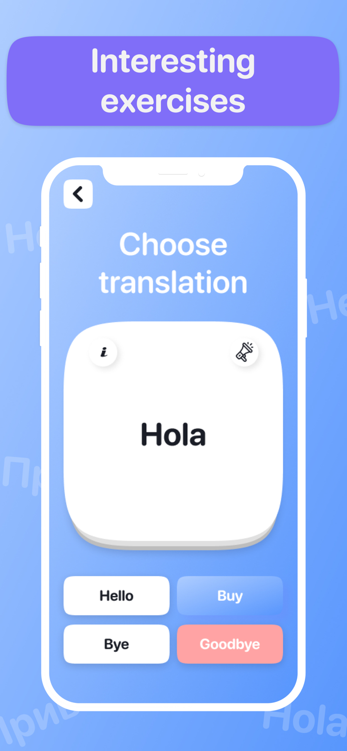 Cards - learn Spanish words