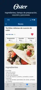 Recetas Oster® screenshot #3 for iPhone