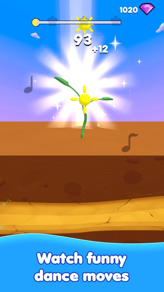 #4. Dancing Sunflower:Rhythm Music (iOS) 由: Maysalward UK