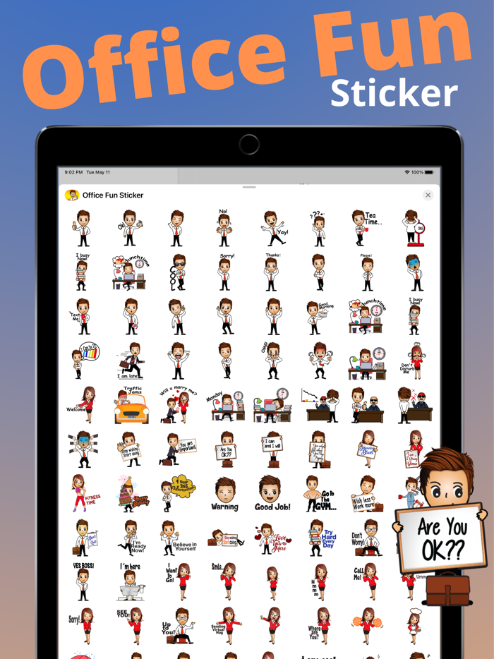 Office Fun Sticker