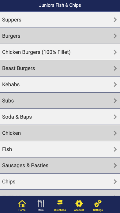 Juniors Fish & Chips Screenshot