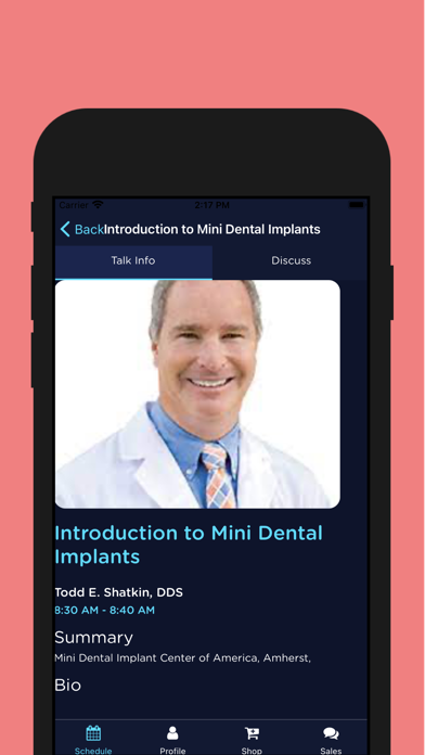 Screenshot #2 pour IAMDI Conference App