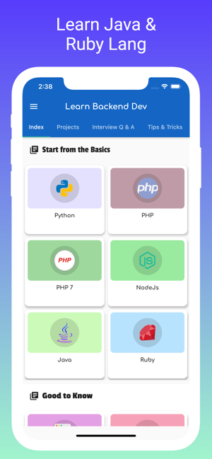 ‎Learn Backend Development Screenshot