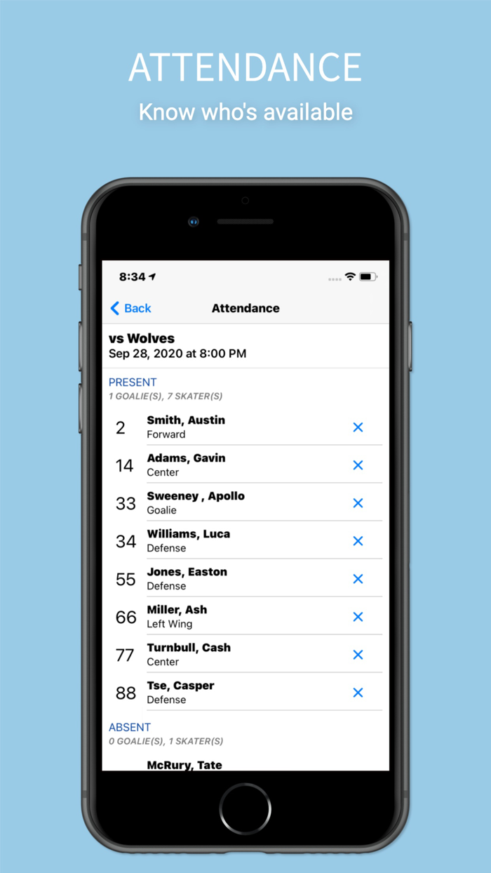 Mad Puck - Hockey Team Manager