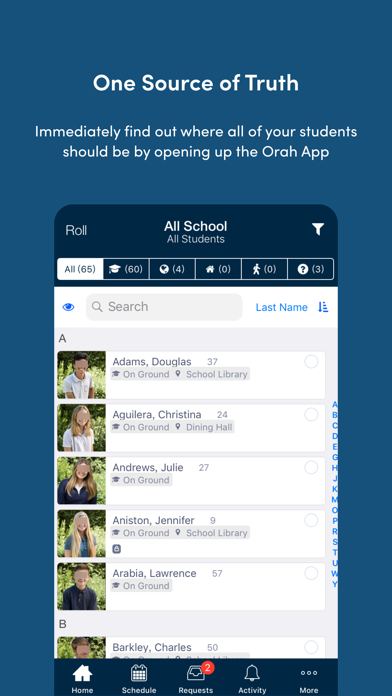 Orah Staff App Screenshot
