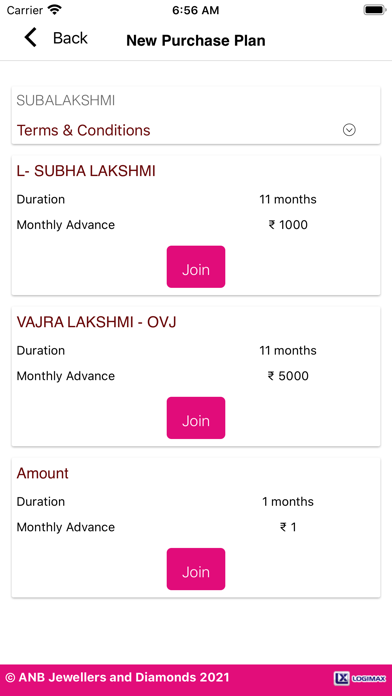 ANB Jewellers Screenshot