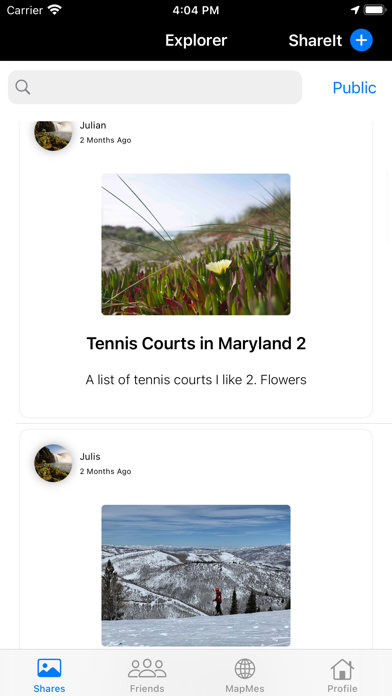 ExplorApp Screenshot