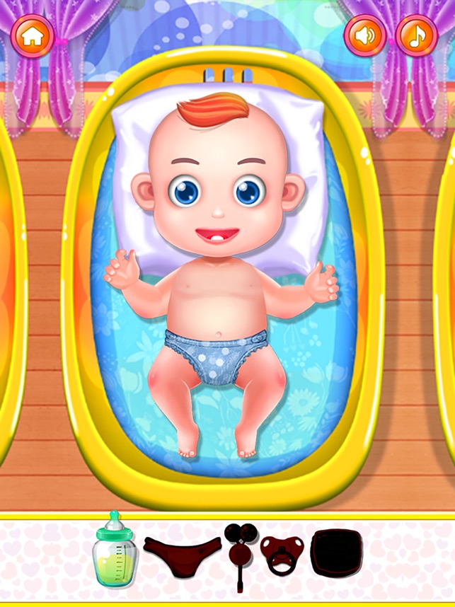 Newborn birth baby games APK + Mod for Android.