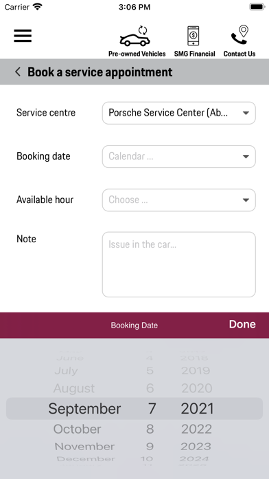 Porsche Centre Egypt Screenshot