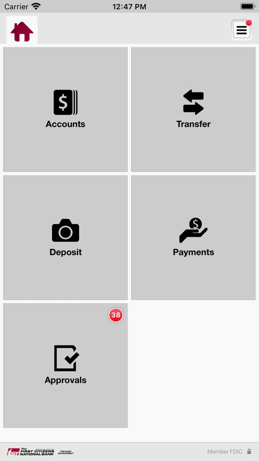 #3. FCNB Treasury Management (iOS) 来自: The First Citizens National Bank of Upper Sandusky