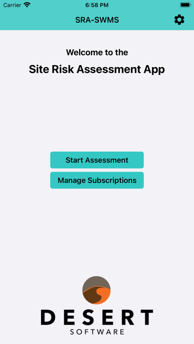 SITE RISK ASSESSMENT Screenshot