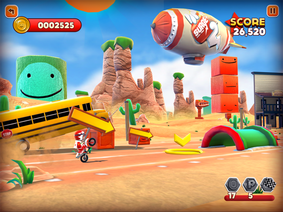 Joe Danger iPad app afbeelding 1