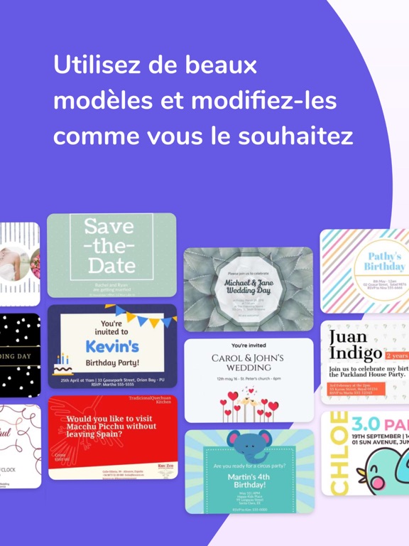 Screenshot #6 pour Invitation Maker by Desygner