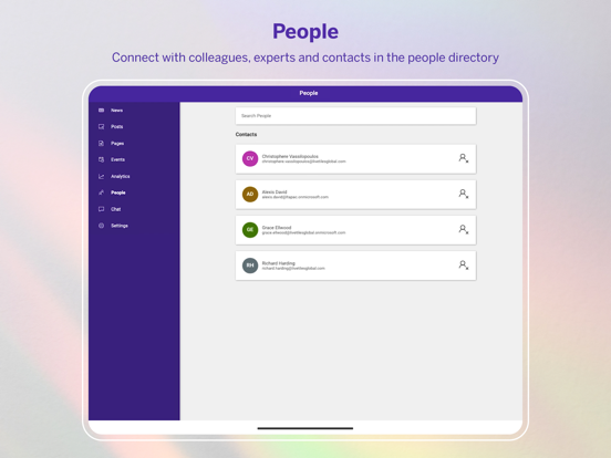 LiveTiles Reach iPad screenshot 6 - Business app