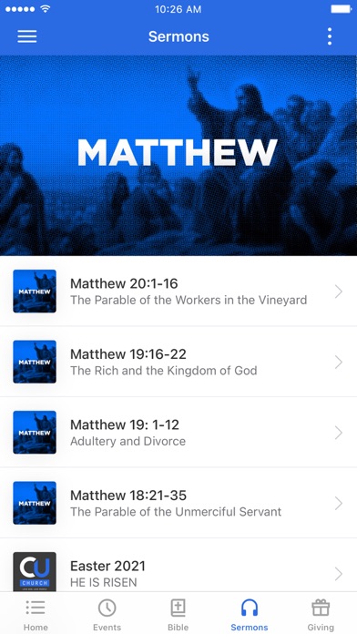 CU Church Screenshot