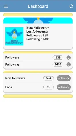 Game screenshot FollowScope for Twitter apk