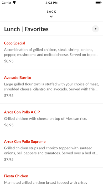 Amigos Restaurant & Cantina NC Screenshot