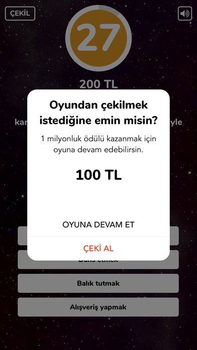Milyoner Kim? Bilgi Yarışması Screenshot