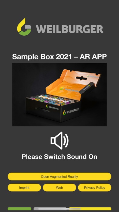 Screenshot #1 pour SAMPLE BOX AR APP
