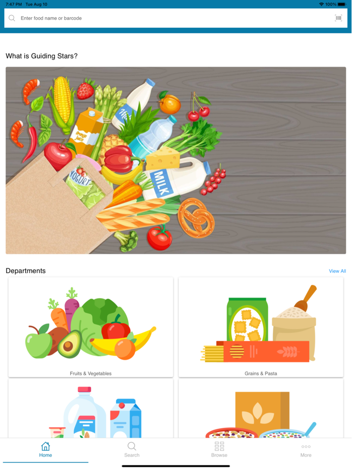 Guiding Stars Food Finder