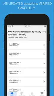 aws certified database in 2021 iphone screenshot 1