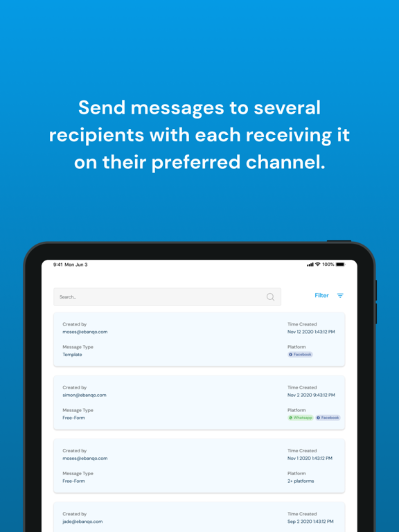 eBanqo for Business iPad screenshot 2 - Business app