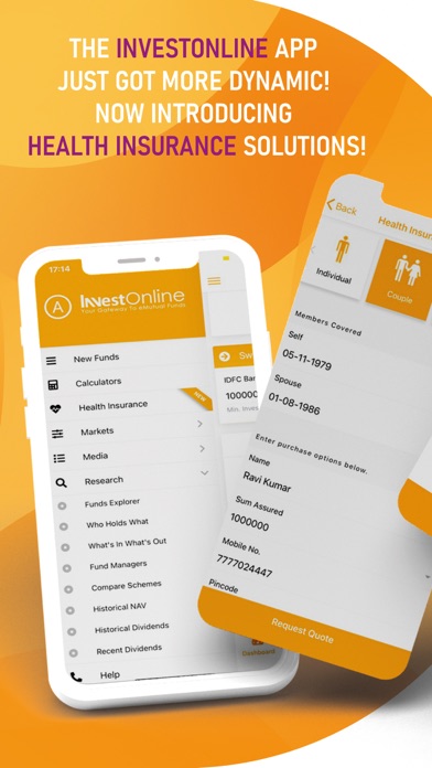 InvestOnline Screenshot