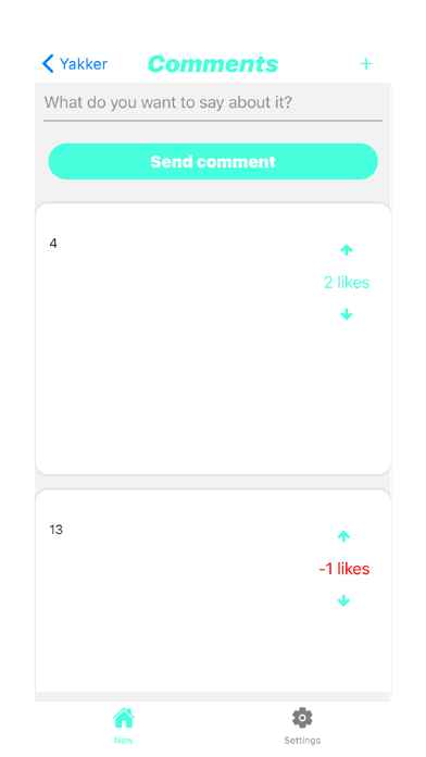 Yakker share anonymously Screenshot