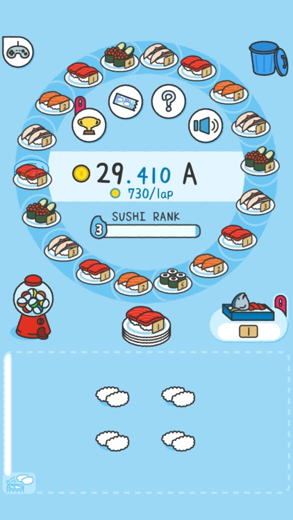 Merge Sushi: Merge and Collect