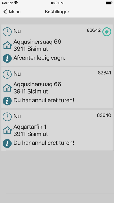 Sisimiut Taxa Screenshot