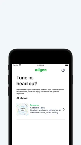 Game screenshot Adyen Podcast apk