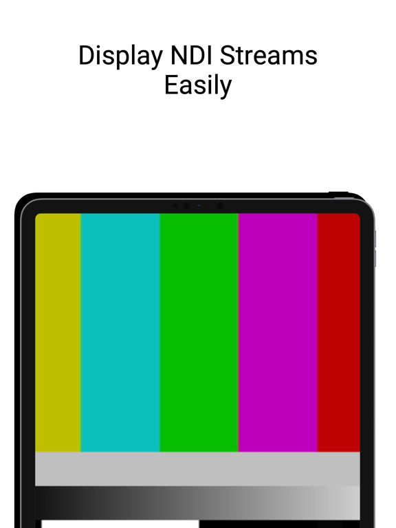 Stream Monitor for NDI HX iPad app afbeelding 1