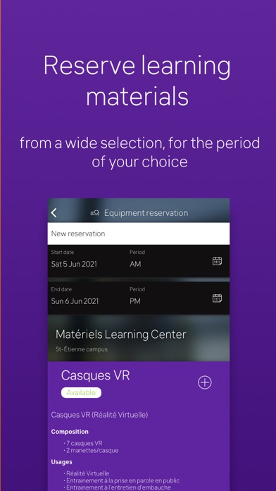 Learning Center Screenshot